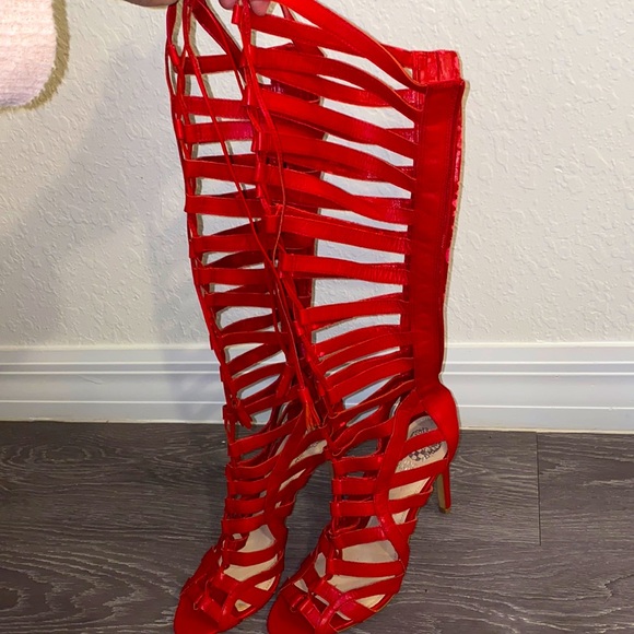 Vince Camuto Shoes Vince Camuto Knee High Strappy Heel Poshmark
